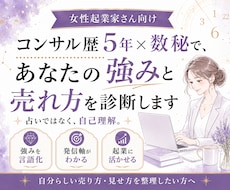 起業家専門！あなたの売れ方と強みを診断します イメージ1