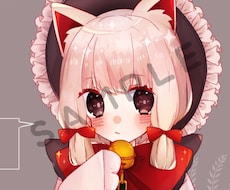 女の子のアイコンイラストお描きします イメージ1