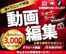 ショート動画｜YouTube動画 編集します イメージ1