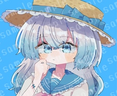 商用利用OK！ゆるかわいいアイコンイラスト描きます SNSアイコンへぜひ！ふんわり手描きイラスト描きます！