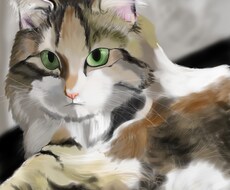 あなたの大切なペットの肖像画描きます 現役洋画家が描く本格デジタル画