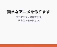 5,000円〜で簡単なアニメを作ります イメージ1