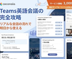 実務で即使える！英語会議の完全攻略教材提供します イメージ1