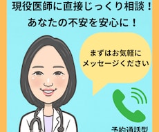 予約商品★特別価格★現役医師に直接健康相談できます イメージ1