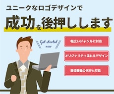 ユニークなロゴデザインでビジネスの成功を後押します イメージ1