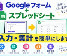 Googleフォーム＋スプレッドシートで集計します イメージ1