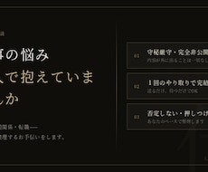 仕事の悩みを一緒に整理します イメージ1
