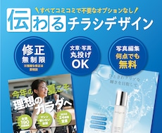 丸投げOK！低価格で高クオリティのデザインします 修正無制限／コミコミ料金で安心／初めての方でも大歓迎！