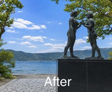 AIで写真をキレイに補正・加工します イメージ1