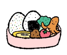 商用利用OK！可愛い食べ物のイラストをお描きします ⭐︎手描きでほのぼのした雰囲気です。挿絵やアイコンに♪
