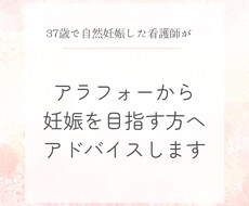 37歳で自然妊娠した看護師が妊活アドバイスします イメージ1