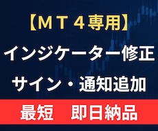 MT4インジケーターの修正やサイン追加を行います あなたのトレードロジックを最短で正確なシステムにします。