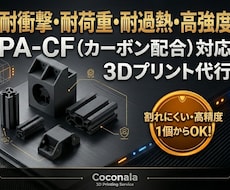 3Dプリンターで印刷代行いたします イメージ1