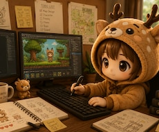 オリキャラをゲーム化｜先着3名25%OFFします ポートフォリオ作品を基準に世界観に合うゲームを制作