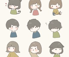 オリジナルのイラスト/アイコン描きます Twitterやラインのアイコンなどにおすすめです