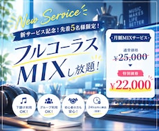 お得【先着5名様】30日間MIXします 30日間MIXし放題！下請け・グループ利用も可能！