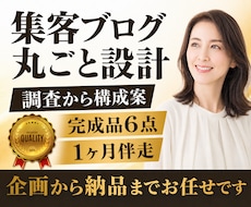 集客ブログ設計企画・キーワード調査を丸ごと承ります イメージ1