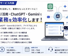 AI活用で業務効率化します イメージ1