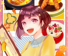 商用利用OK！食べ物✖キャライラスト描きます イメージ1