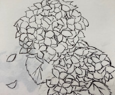 好きなお花や家族の一員ペットの似顔絵描きます イメージ1