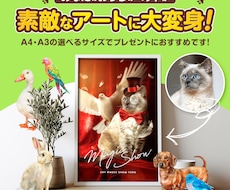 世界にひとつ！ペットの素敵なポスターをつくります イメージ1