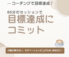 目標達成をコーチングでサポートします イメージ1