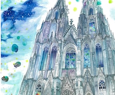 オーダーメイドで建物、背景描きます 壁紙、観賞用など、あなたの希望に合わせて制作します