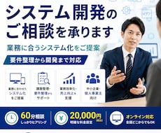 システム開発相談を承ります 要件整理から対応します 業務に合うシステム化の方向性を整理します