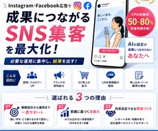 認定代理店の知見を活用してMeta広告を伸ばします イメージ1