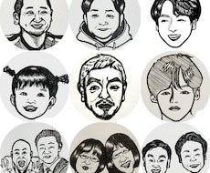 シンプル 似顔絵描きます イメージ1