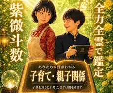 紫微斗数♥️ で親子関係・子育てを鑑定します イメージ1
