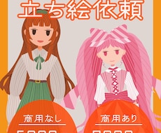 TRPGやゲーム向け全身立ち絵を描きます イメージ1