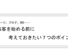 Web集客成功のコツをお教えします 「集客計画」の7つのポイント【電子書籍A4サイズ40ページ】
