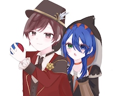 2人組の可愛すぎるペアイラスト描きます イメージ1