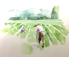 手書きイラスト全般に作製します 水彩画、水墨画、手書きイラスト