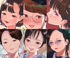 あなたの「素敵なところ」を引き出す！似顔絵描きます SNSのアイコンに使用しやすい正方形で作成！