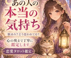 あの人の本当の気持ちをタロットで丁寧に読み解きます イメージ1