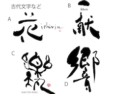 絵心ある書道家が個性ある筆文字をお書きします イメージ1