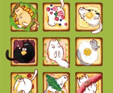 サンドイッチ風！可愛い動物のイラスト描きます アイコン用やオリジナルグッズ作成などにオススメです