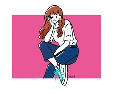 シンプル×ポップな"映える"イラストお描きします SNSアイコンやプレゼントにぴったり♩挿絵やロゴにも。