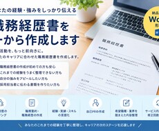 職務経歴書作成します イメージ1