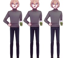 IRIAM向け キャラクターの立ち絵を描きます イメージ1