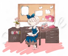 シンプルかわいいイラストや漫画をお描きします イメージ1