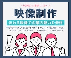 企業向けPR動画を制作します イメージ1