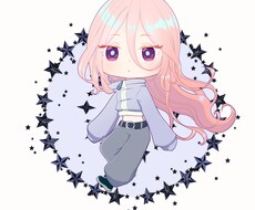 SD(デフォルメ)キャライラストを作成します SNS・ブログ・動画等なんでも使用OKです!!