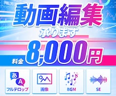 フルテロップ動画編集を承ります 高クオリティな動画を作ります！ショートもOK