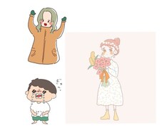 ゆるいタッチで色々なイラスト描きます