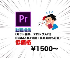 youtubeなどの動画編集などをさせて頂きます イメージ1