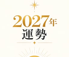 ワンコイン霊視&四柱推命★2027年運勢を占います ･:*2027年を迎えるための運勢と準備の処方箋.:+