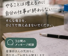 仕事を断れず抱え込む看護師の相談にのります イメージ1